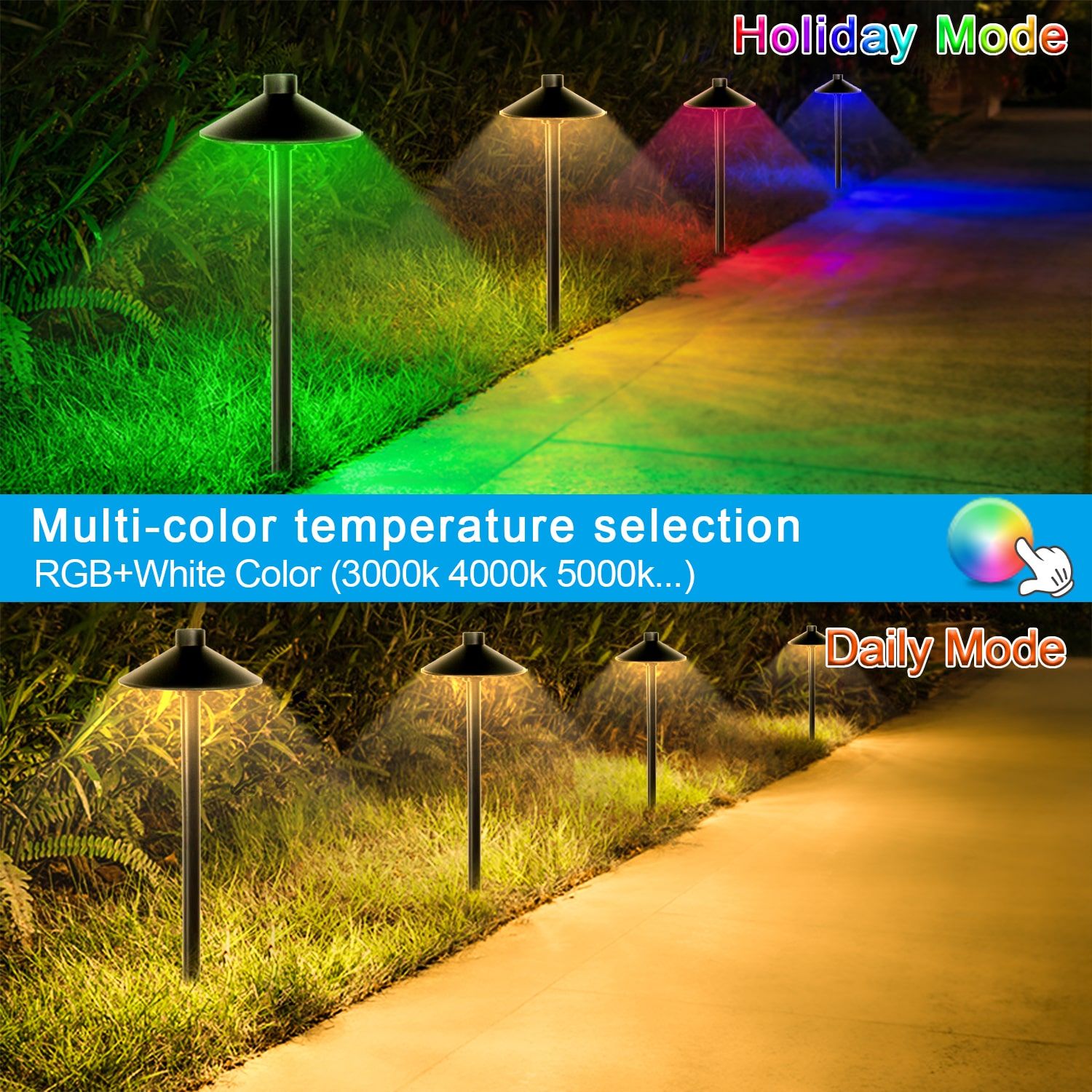 color changing led landscape lighting